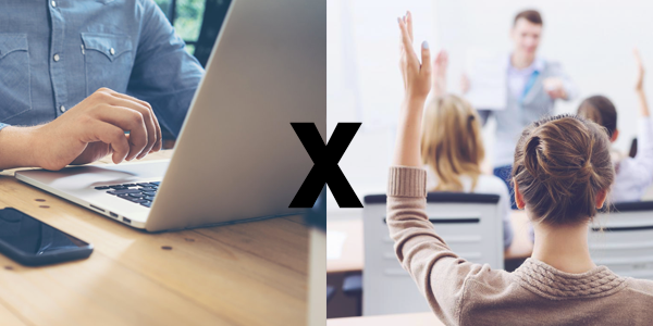 estudo a distância x estudo presencial