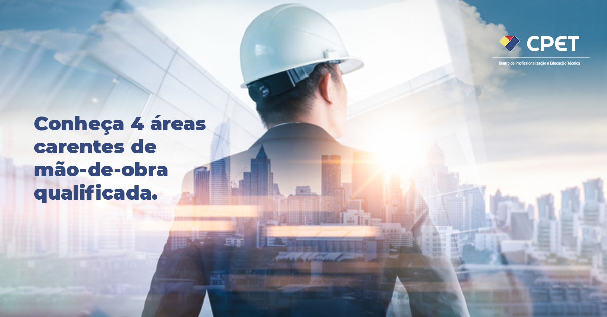 Conheca as areas carentes de mao de obra